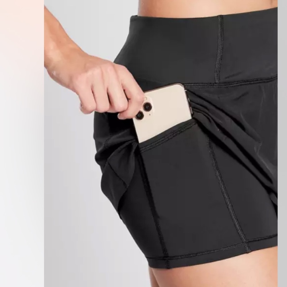 Athleta Run With It 14" Skort // Bright White - Picture 4 of 8